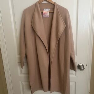 Chicwish Camel Open Front Cardigan